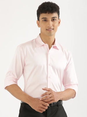 Men Light Pink Formal Shirt