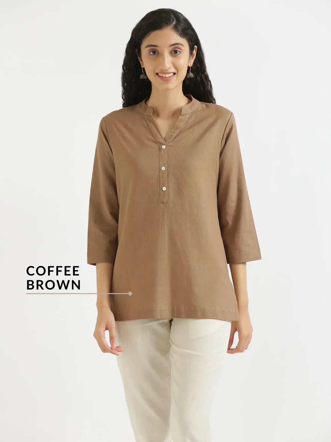 Pick Any 2 Women Airy Linen Short Kurta