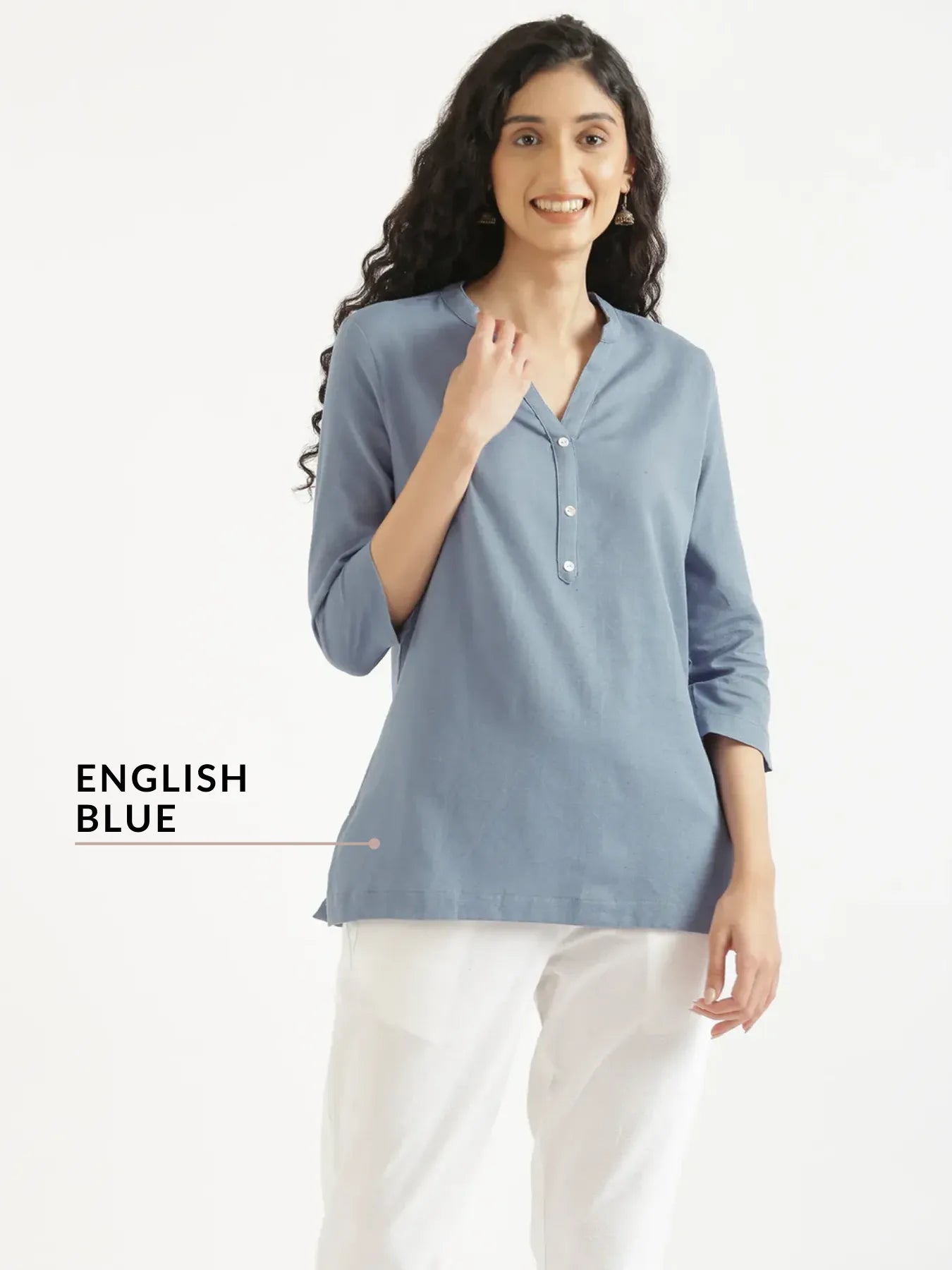 Pick Any 2 Women Airy Linen Short Kurta