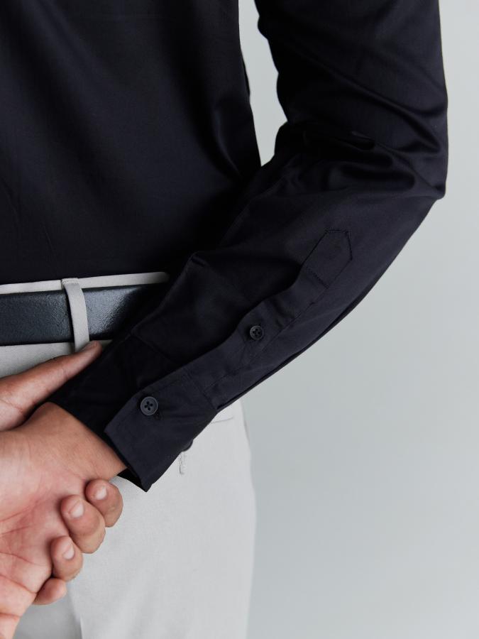 Men Black Formal Shirt