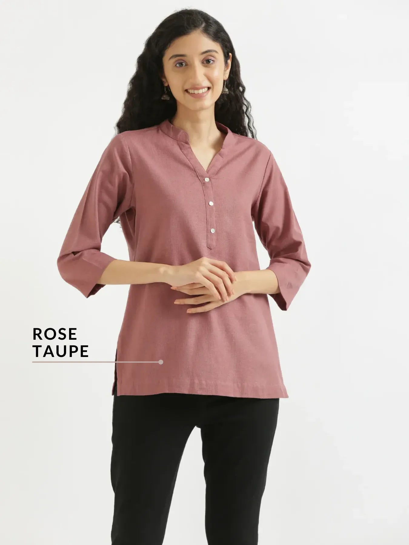 Pick Any 2 Women Airy Linen Short Kurta