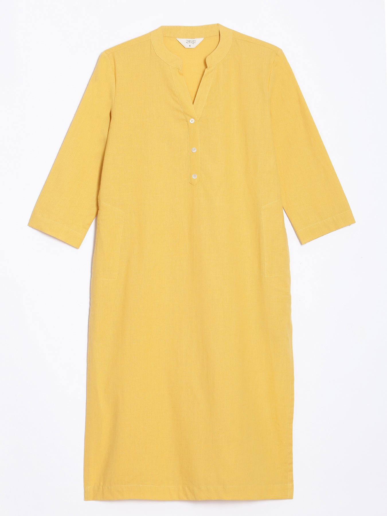 Women Yellow & Rose Taupe Long Kurta