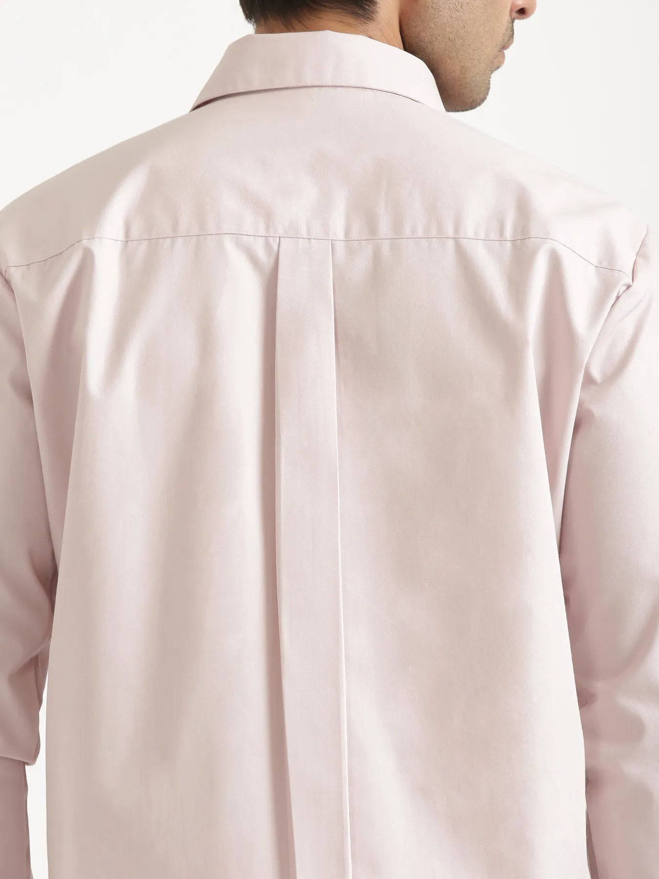 Men Mauve Pink Better Cotton Full Sleeve Shirt