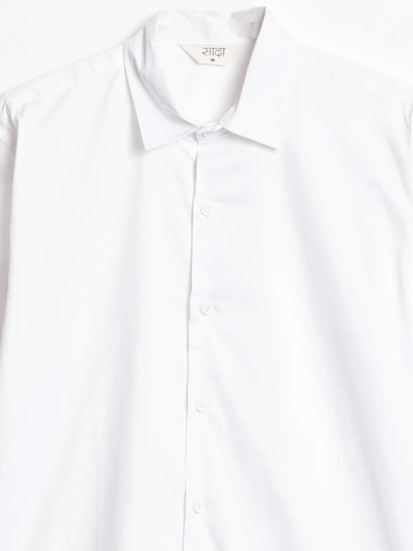 Men Plus Size White Formal Shirts