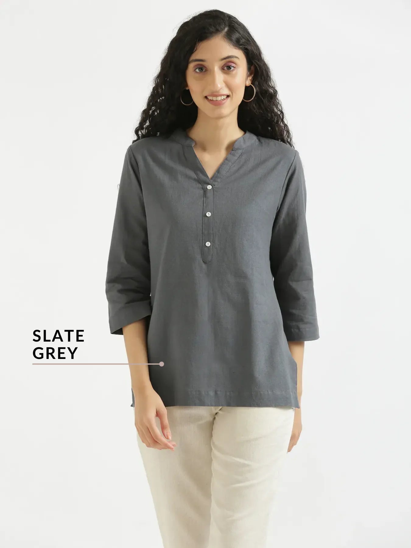 Pick Any 2 Women Airy Linen Short Kurta