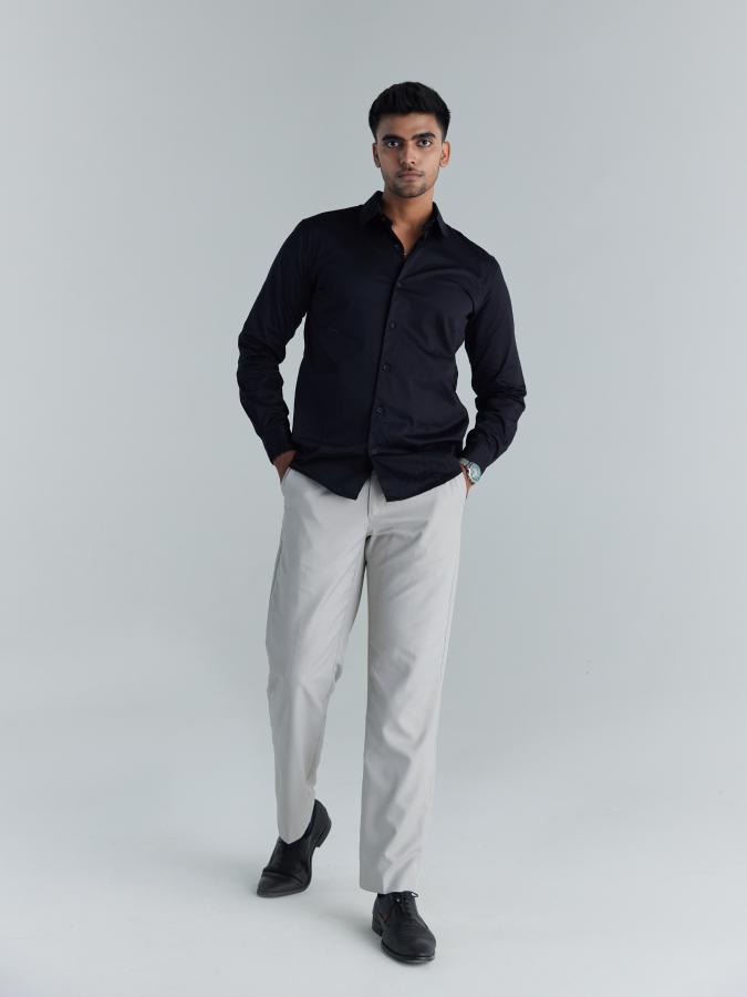 Men Black Formal Shirt