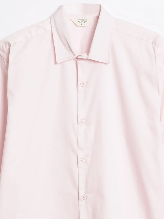 Men Light Pink Formal Shirt