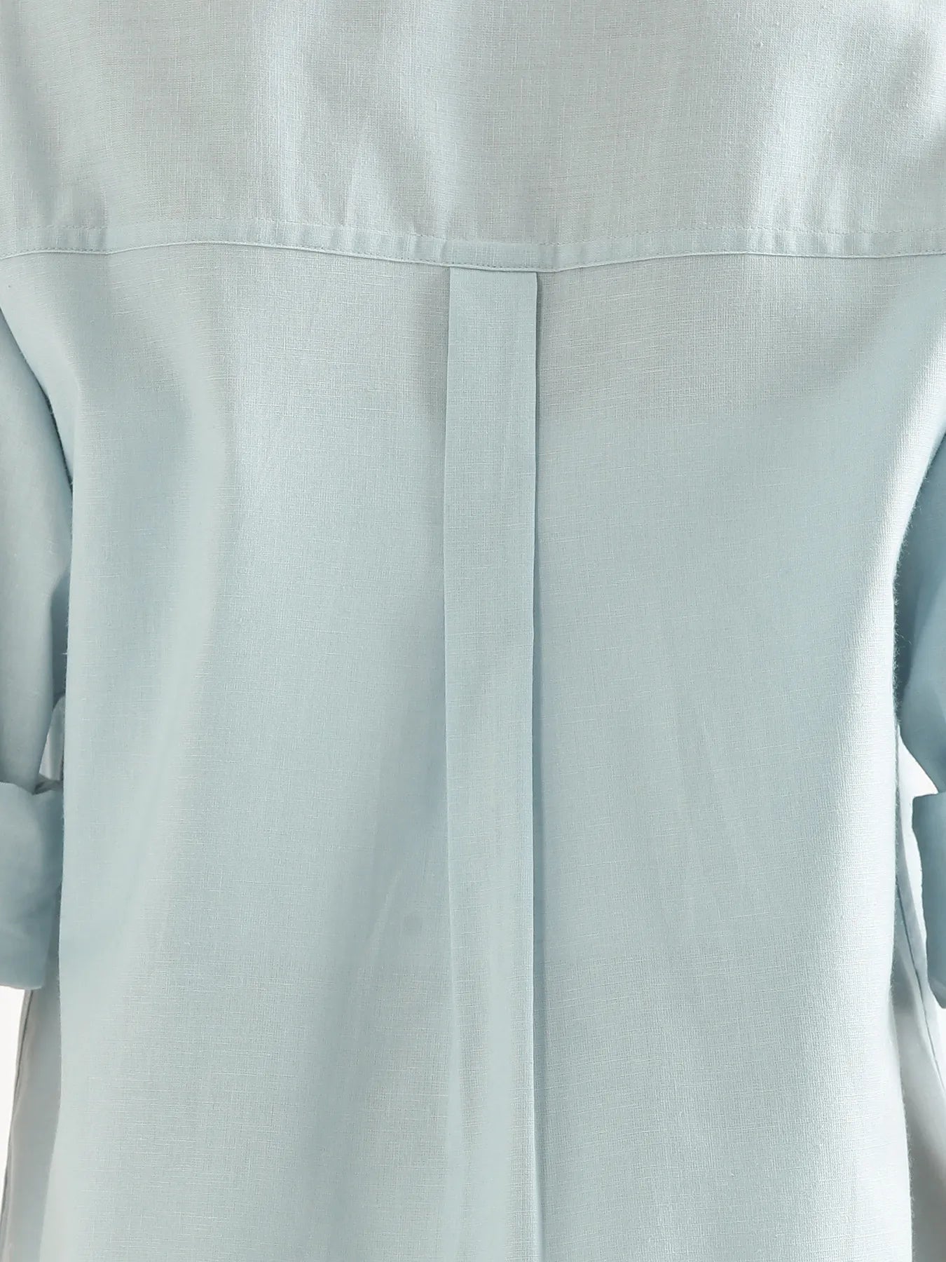 Women Sky Blue Airy-Linen Shirt