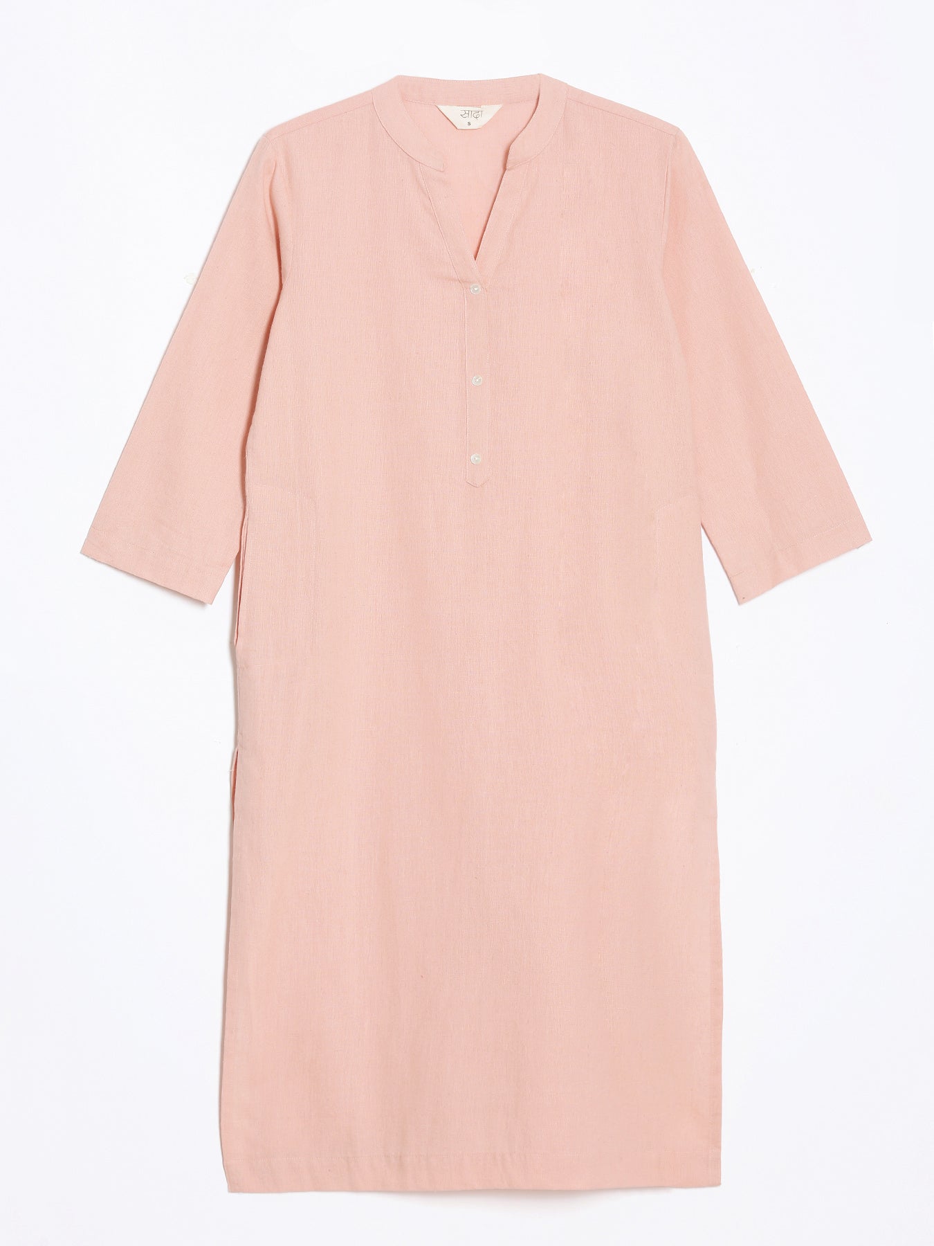 Women Lilac & Salmon Pink Long Kurta