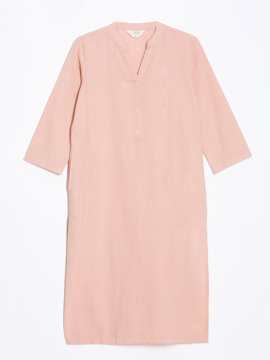 Women Lilac & Salmon Pink Long Kurta