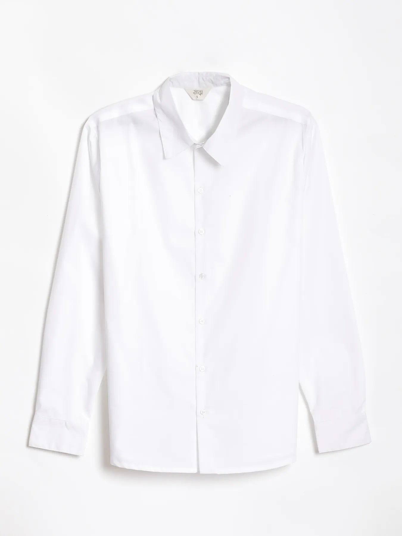 Men White Better Cotton Full Sleeve Shirt