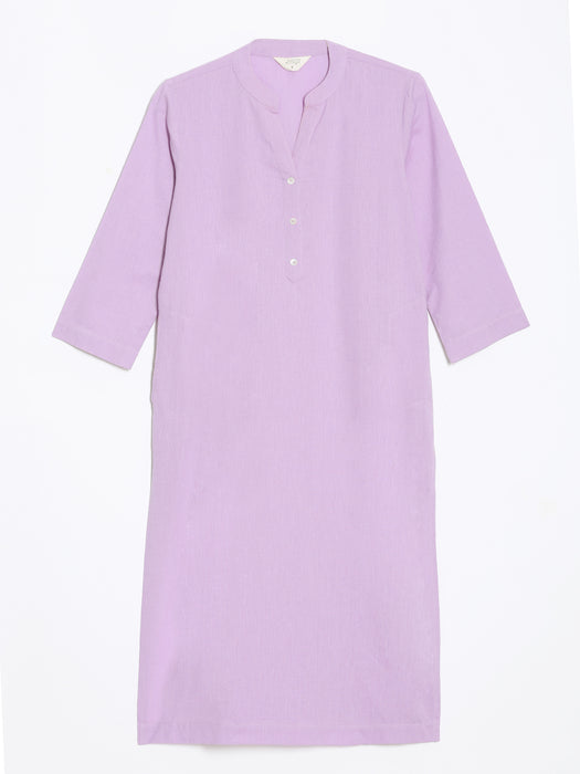 Women Lilac & Salmon Pink Long Kurta