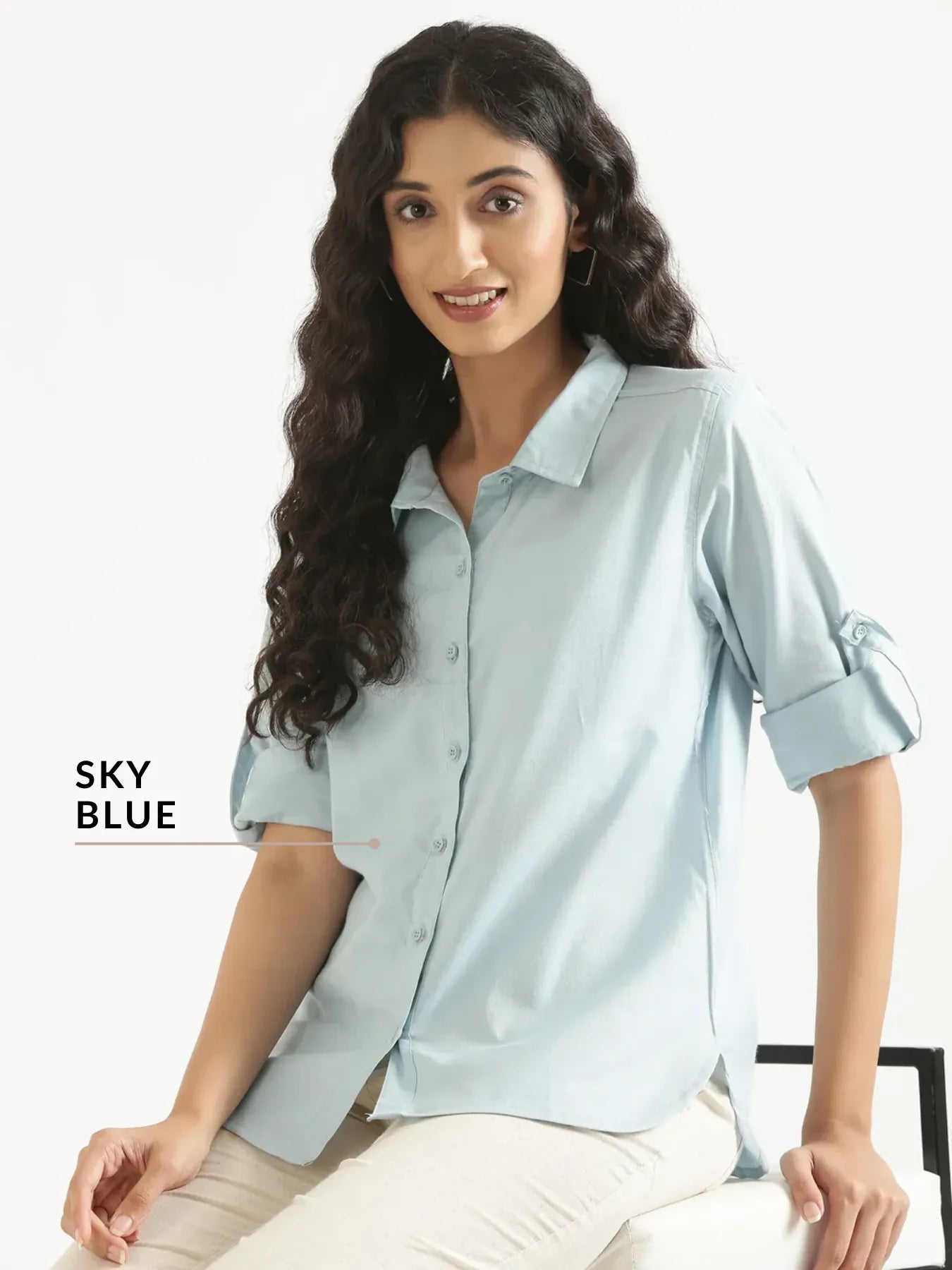 Pick Any 4 Women Airy-Linen Shirt