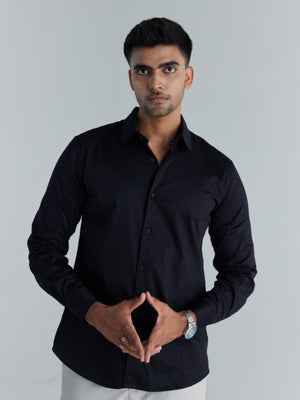Men Black Formal Shirt