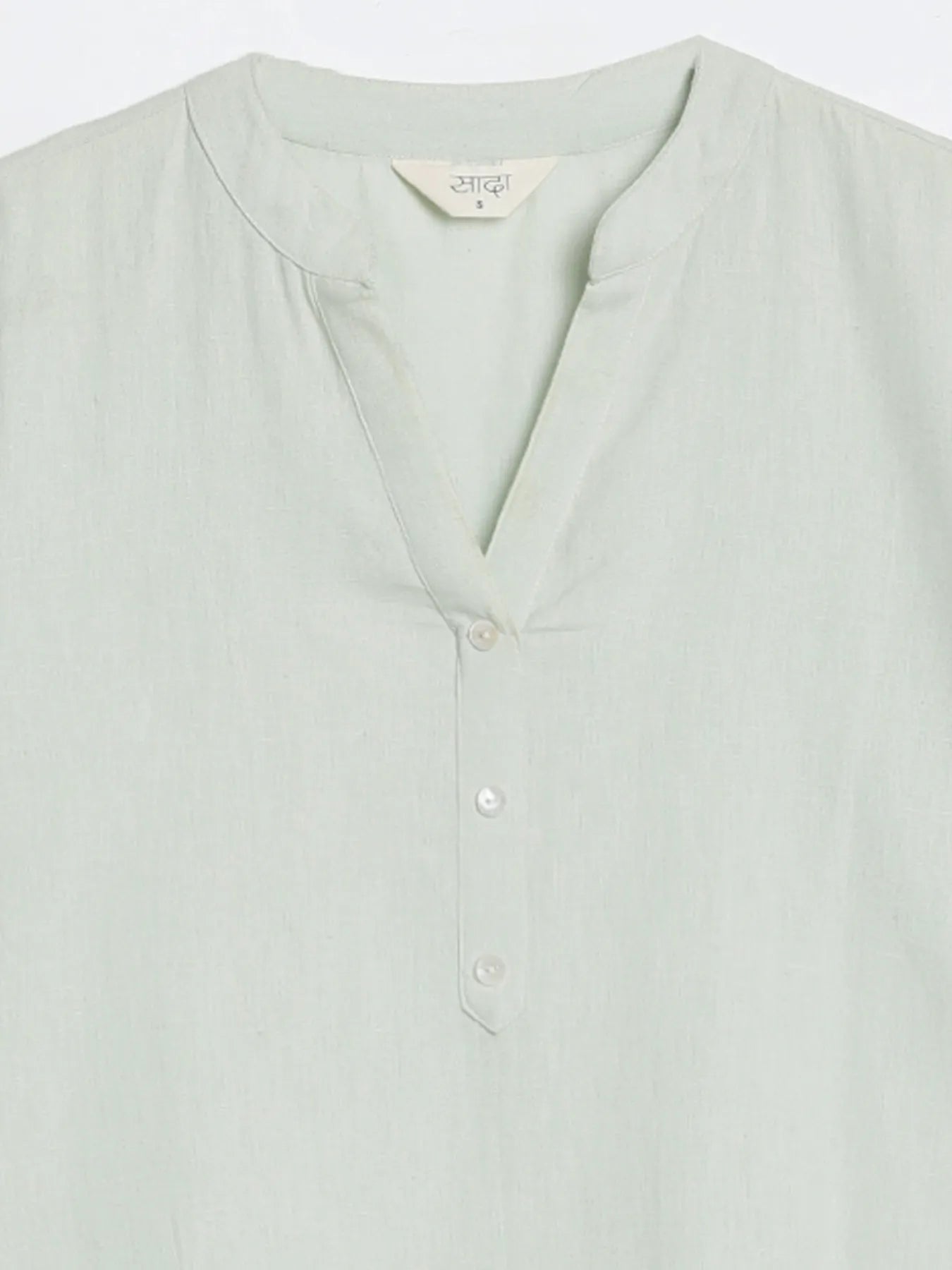 Women Mint Green Airy Linen Long Kurta