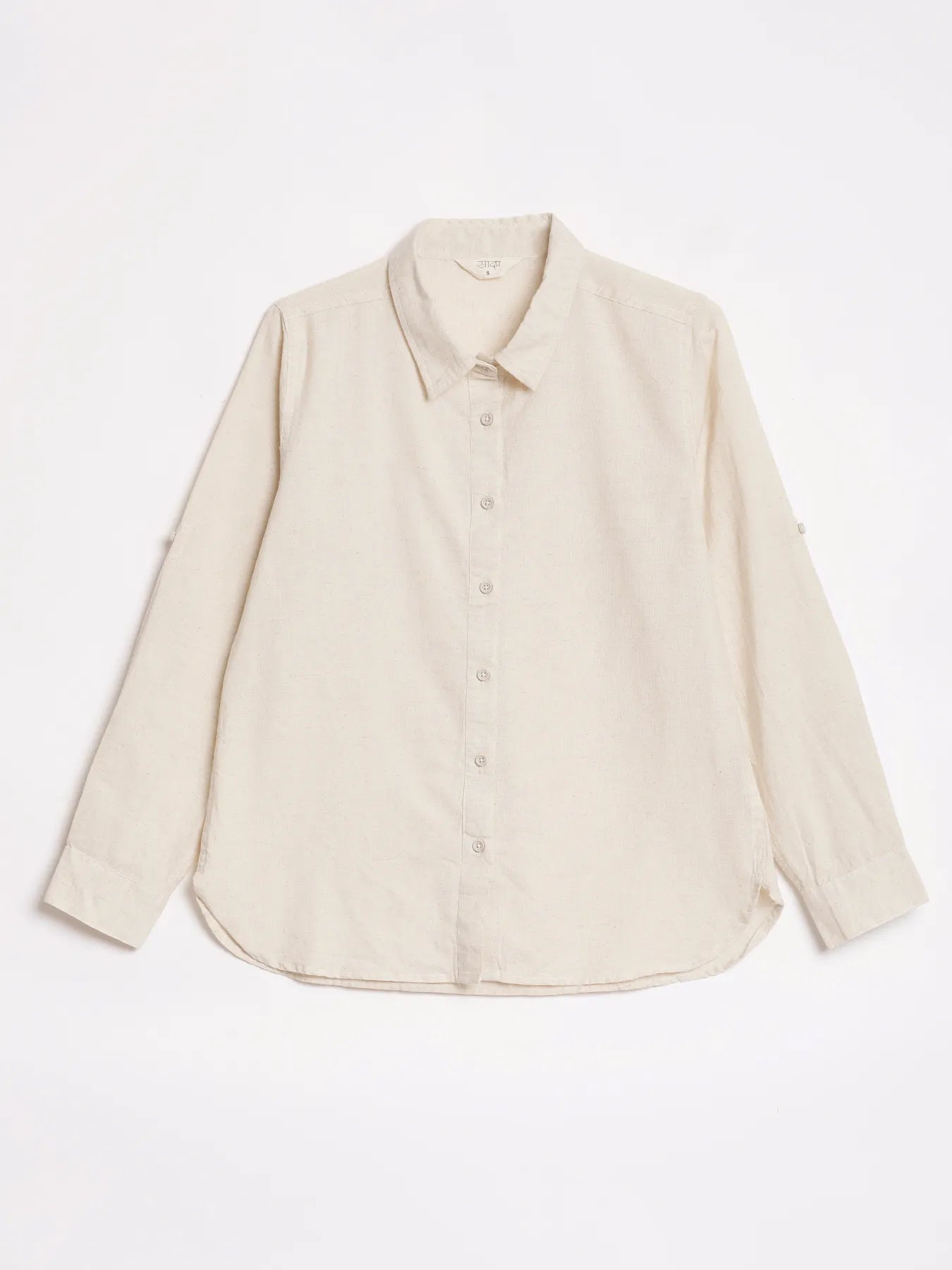 Women Ecru Airy-Linen Shirt