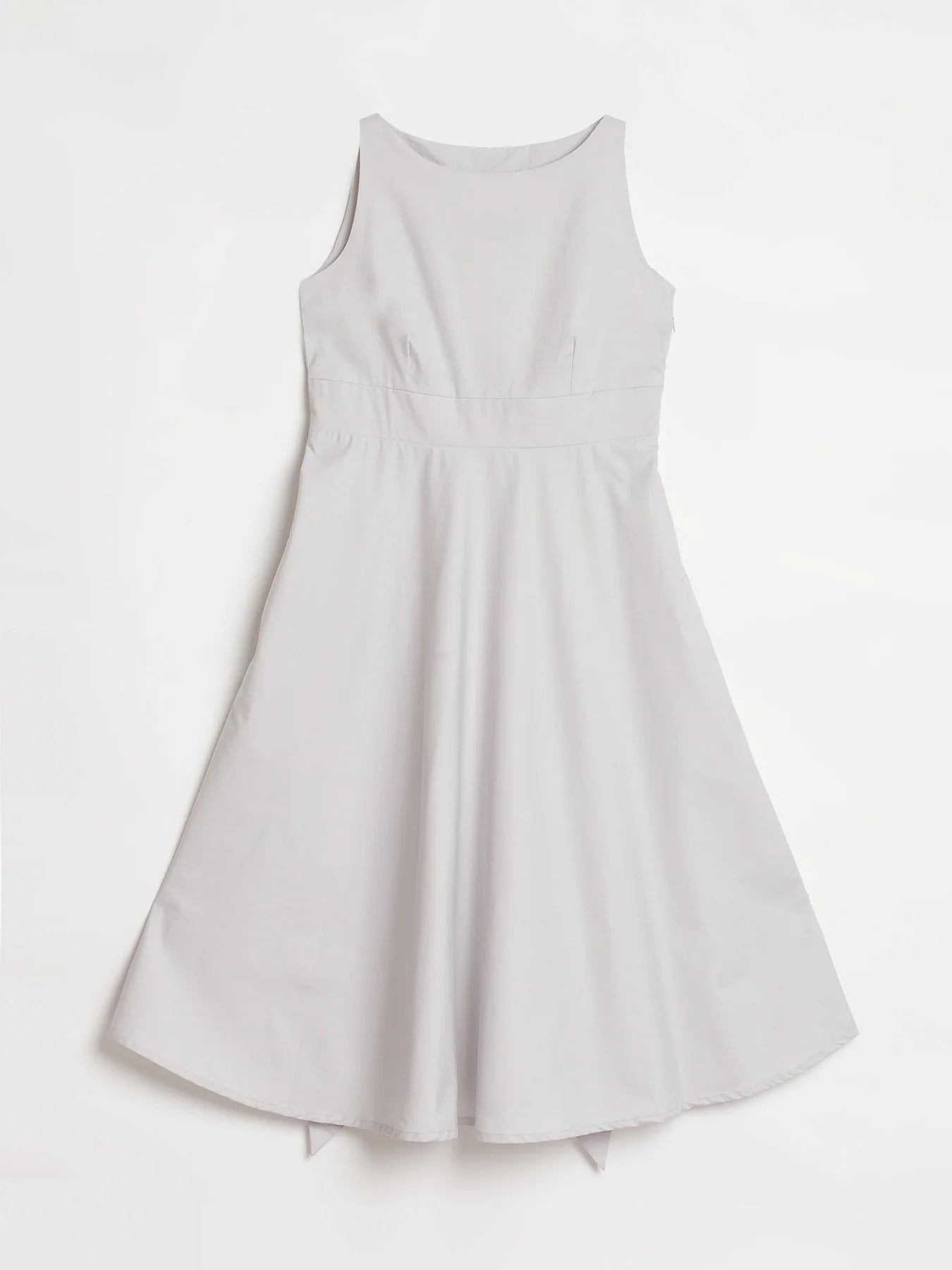 Women Grey Better Cotton Flared Dress