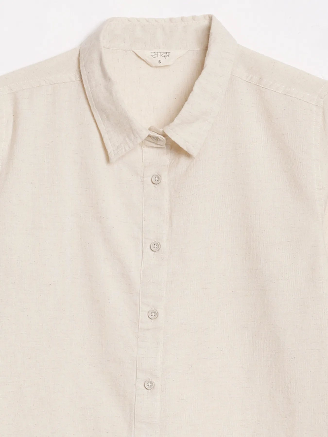 Women Ecru Airy-Linen Shirt