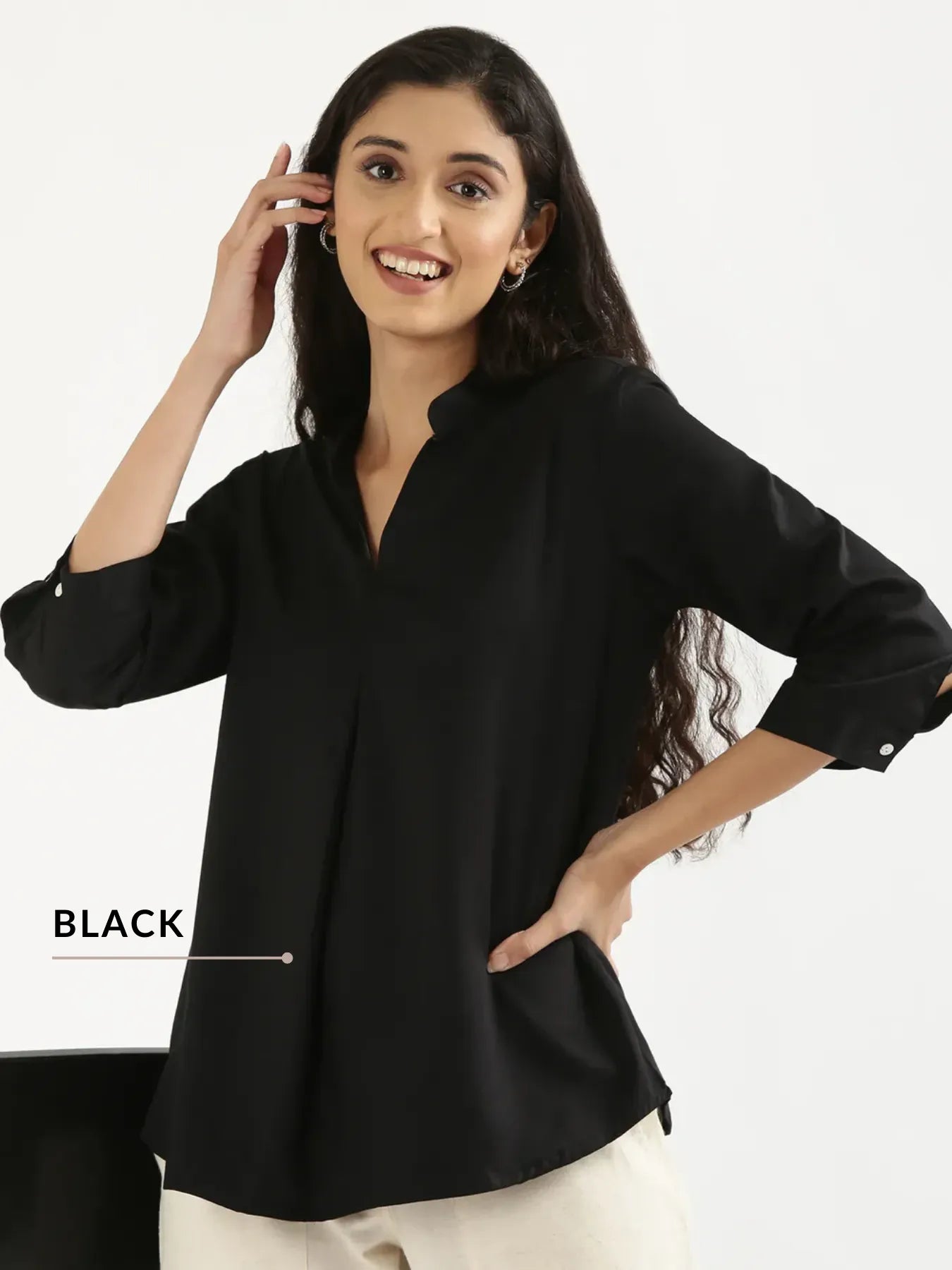 Pick Any 2 Women Viscose Pleated Top