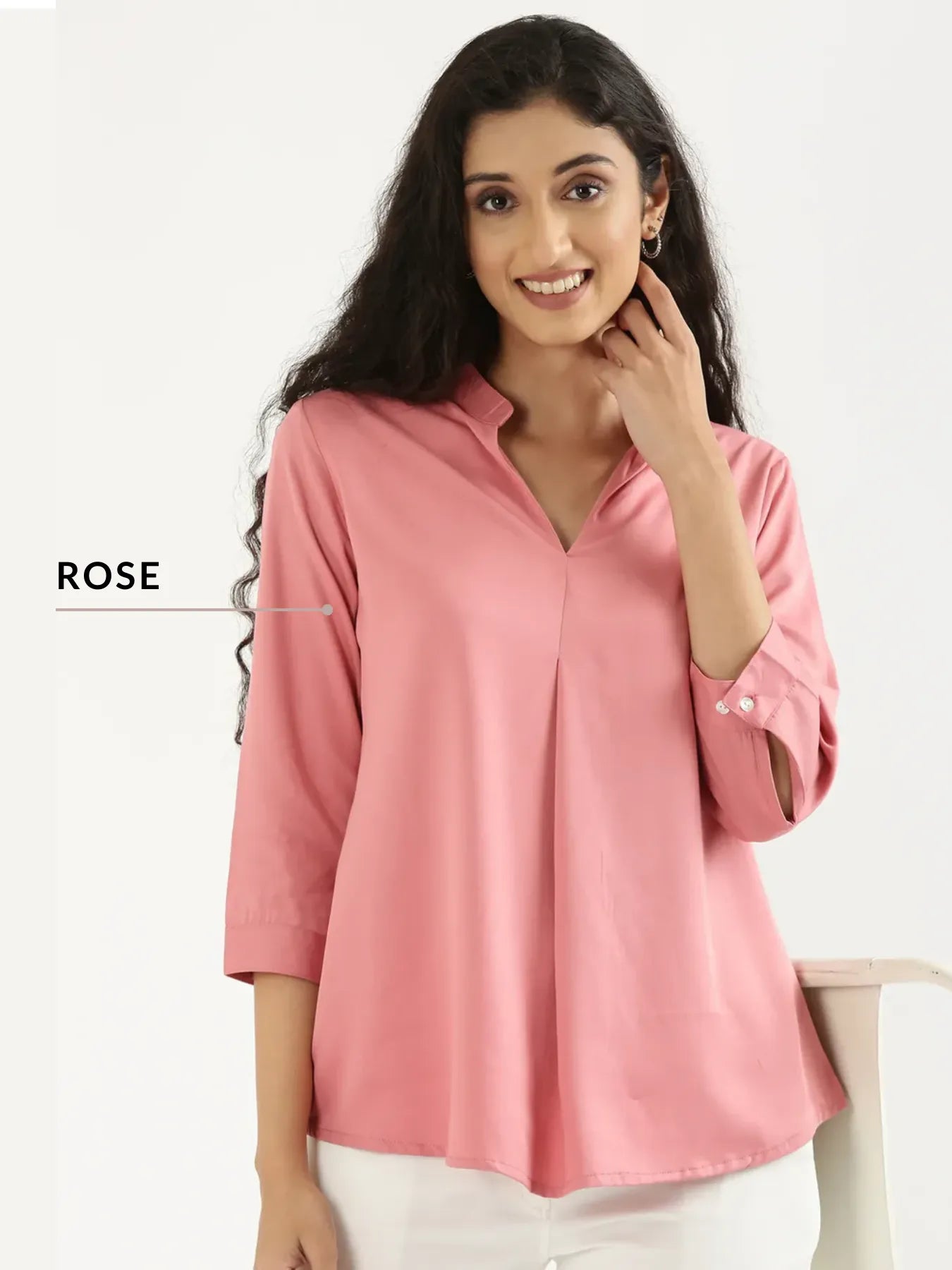 Pick Any 2 Women Viscose Pleated Top