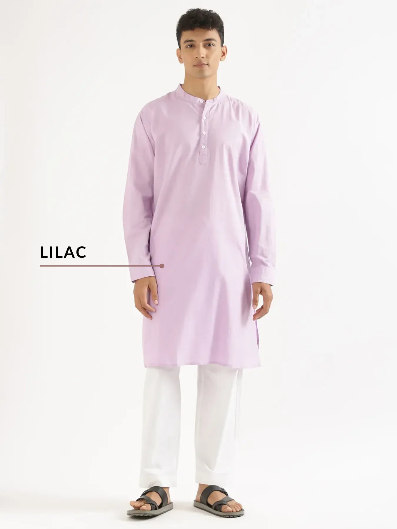Pick Any 2 Men Airy Linen Long Kurta