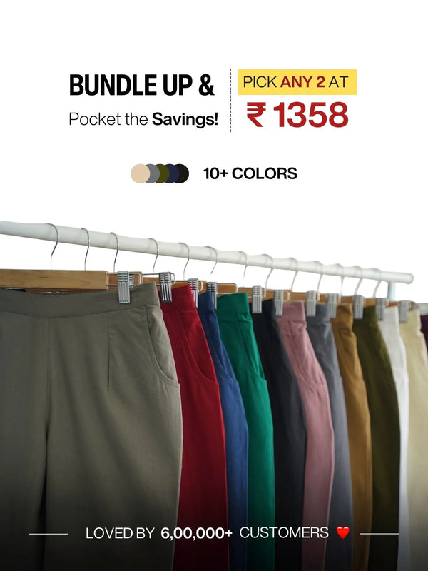 Pick Any 2 Women Cotton Pant