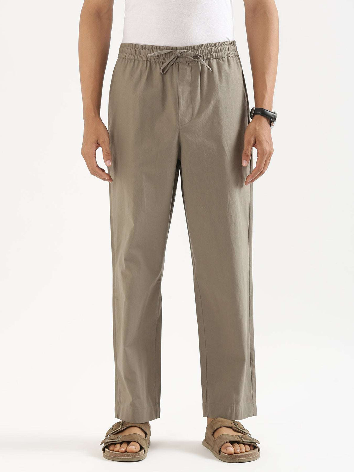 Pick Any 3 Men Cotton Pant - Grey