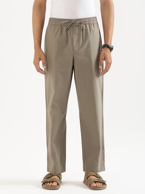 Men Grey Cotton Pant