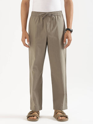 Men Grey Cotton Pant