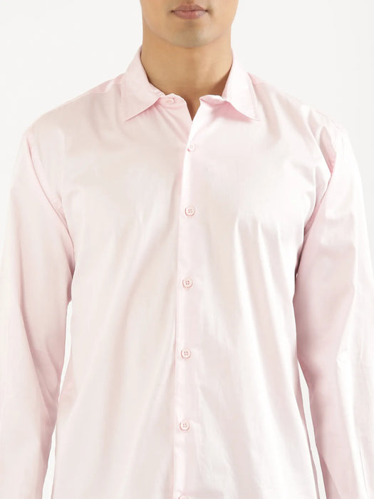 Men Light Pink Formal Shirt