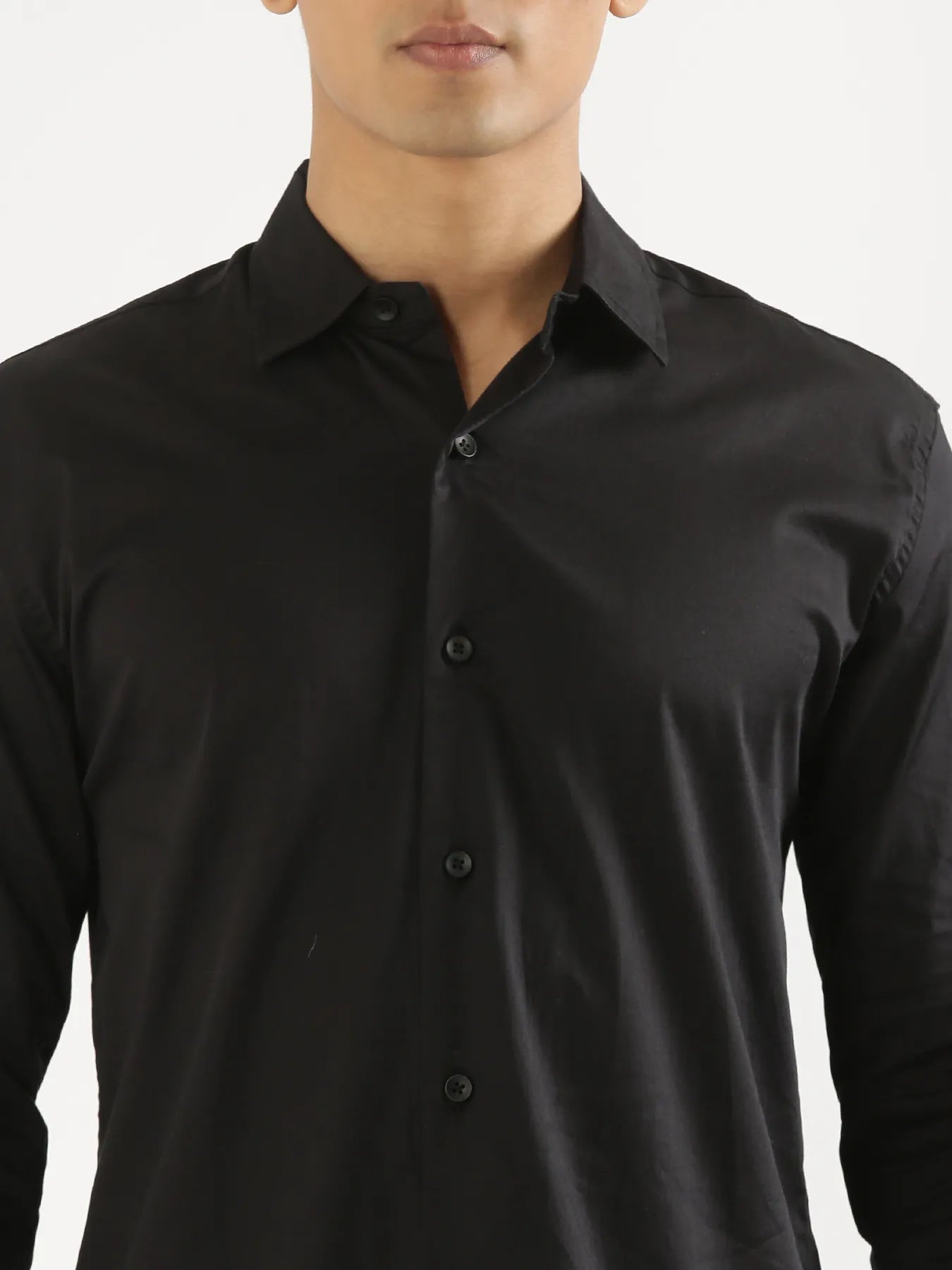 Men Black Formal Shirt