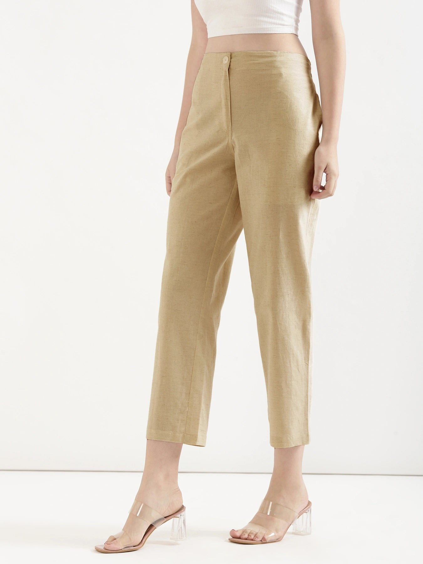 Women Fawn Airy Linen Straight Pants