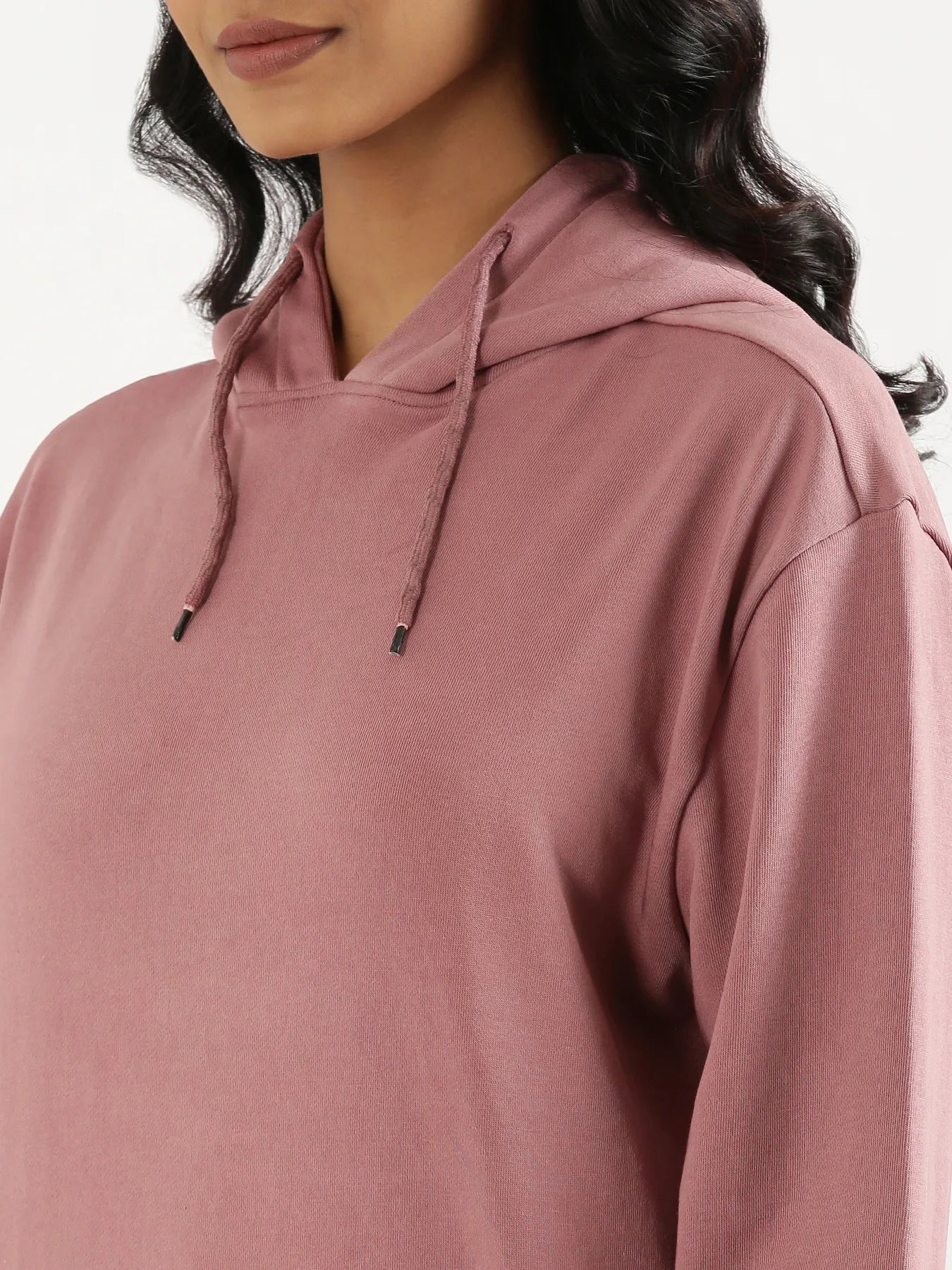 Unisex Rose Taupe Pullover Fleece Hoodie
