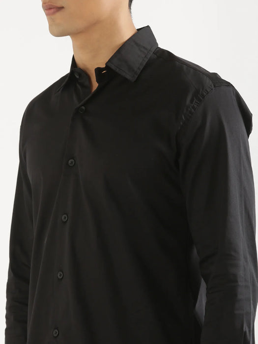 Men Black Formal Shirt