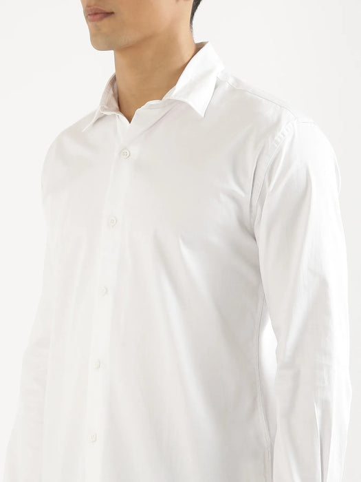 Men Plus Size White Formal Shirts