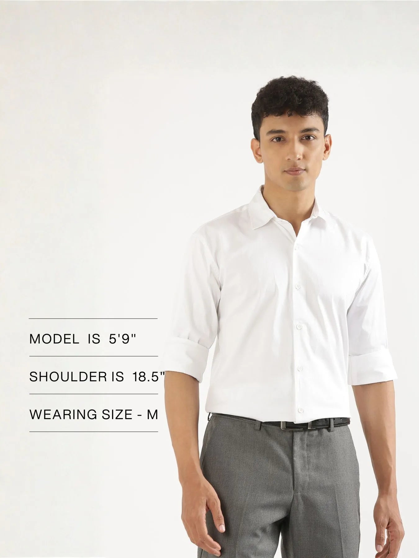 Men White Formal Shirt