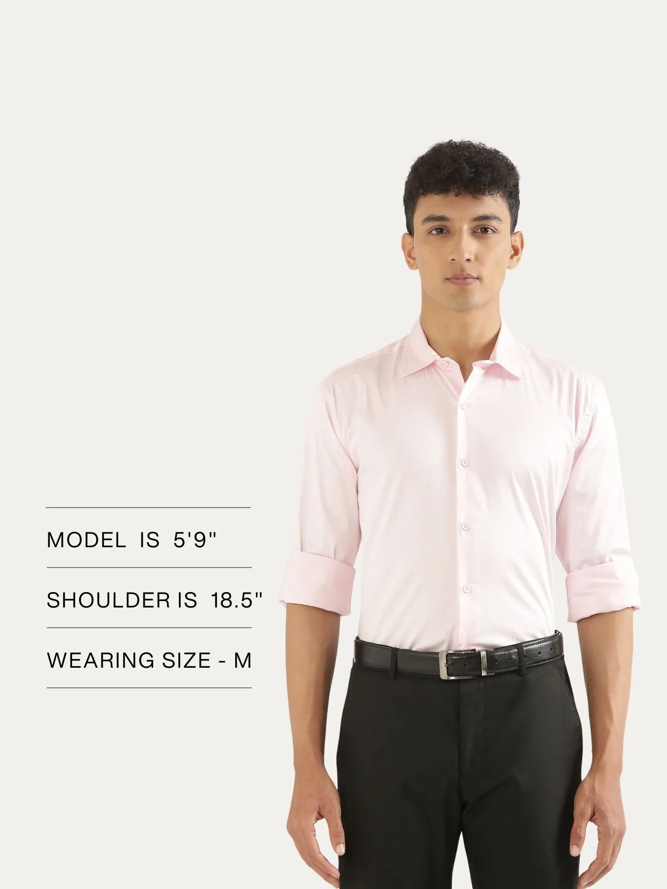 Men Light Pink Formal Shirt