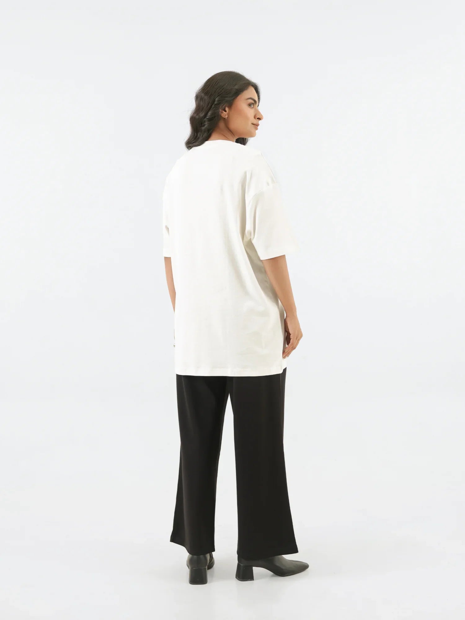 Women Off White Oversized T-shirt - Off White