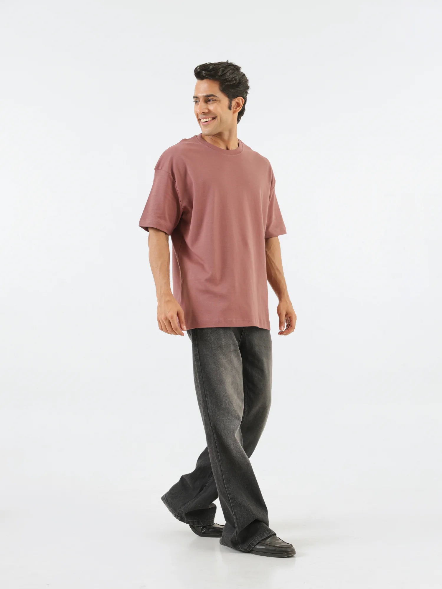 Unisex Rose Taupe Oversized T-shirt