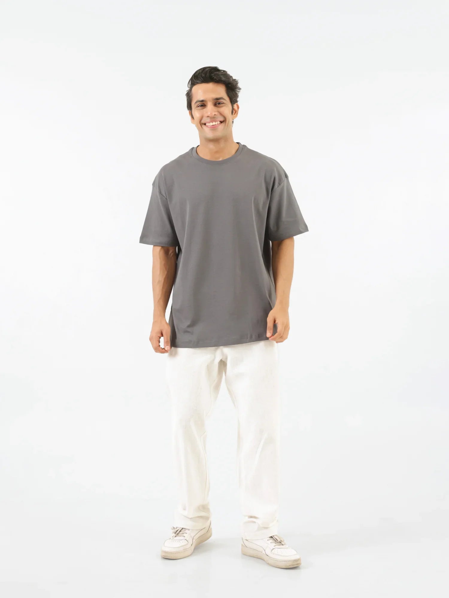 Men German Grey Oversized T-shirt - German Grey