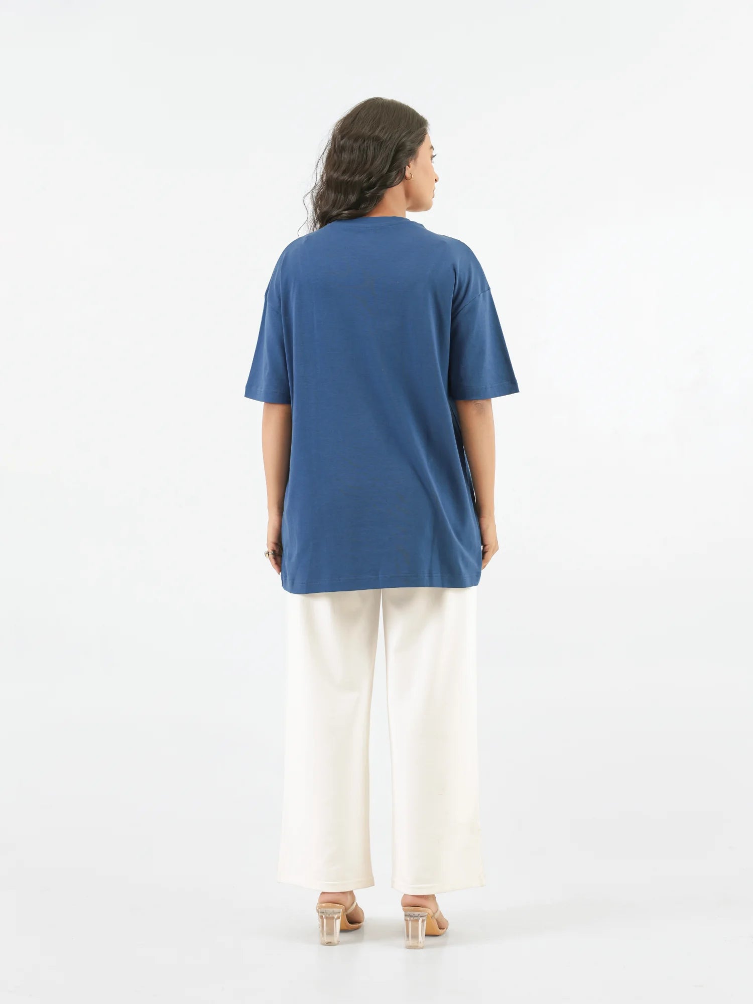 Unisex Midnight Blue Oversized T-shirt