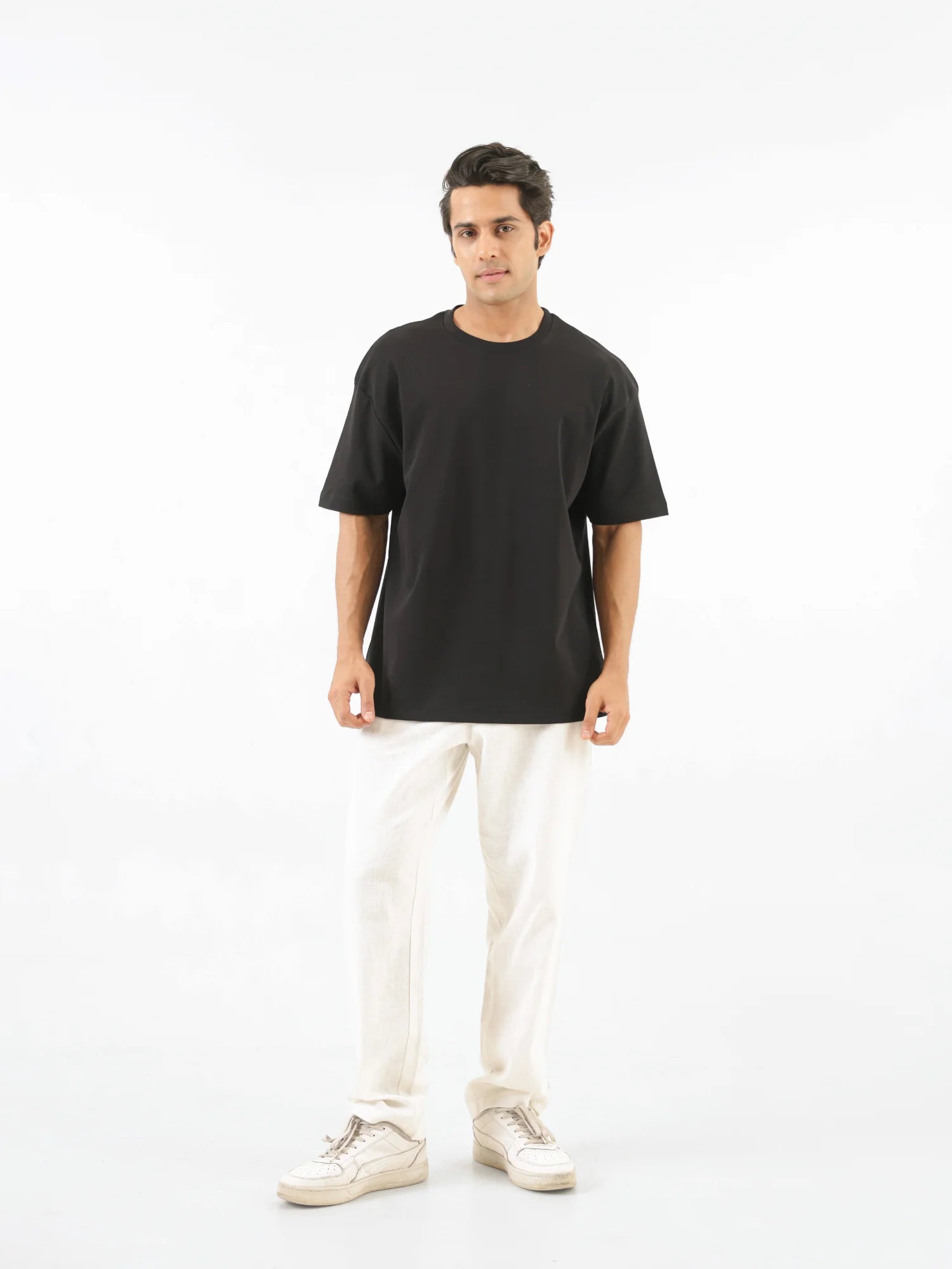 Unisex Black Oversized T-shirt