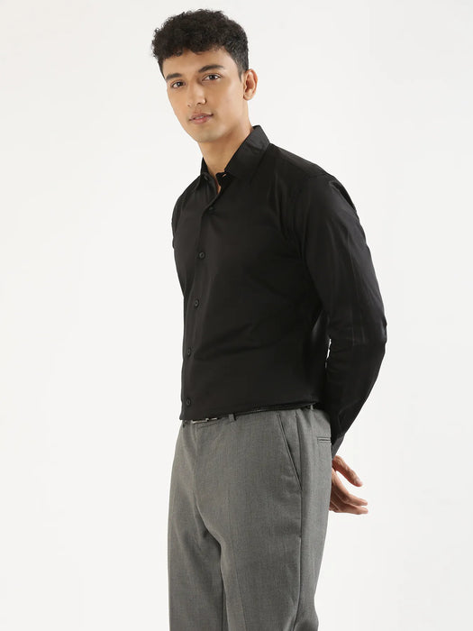 Men Black Formal Shirt