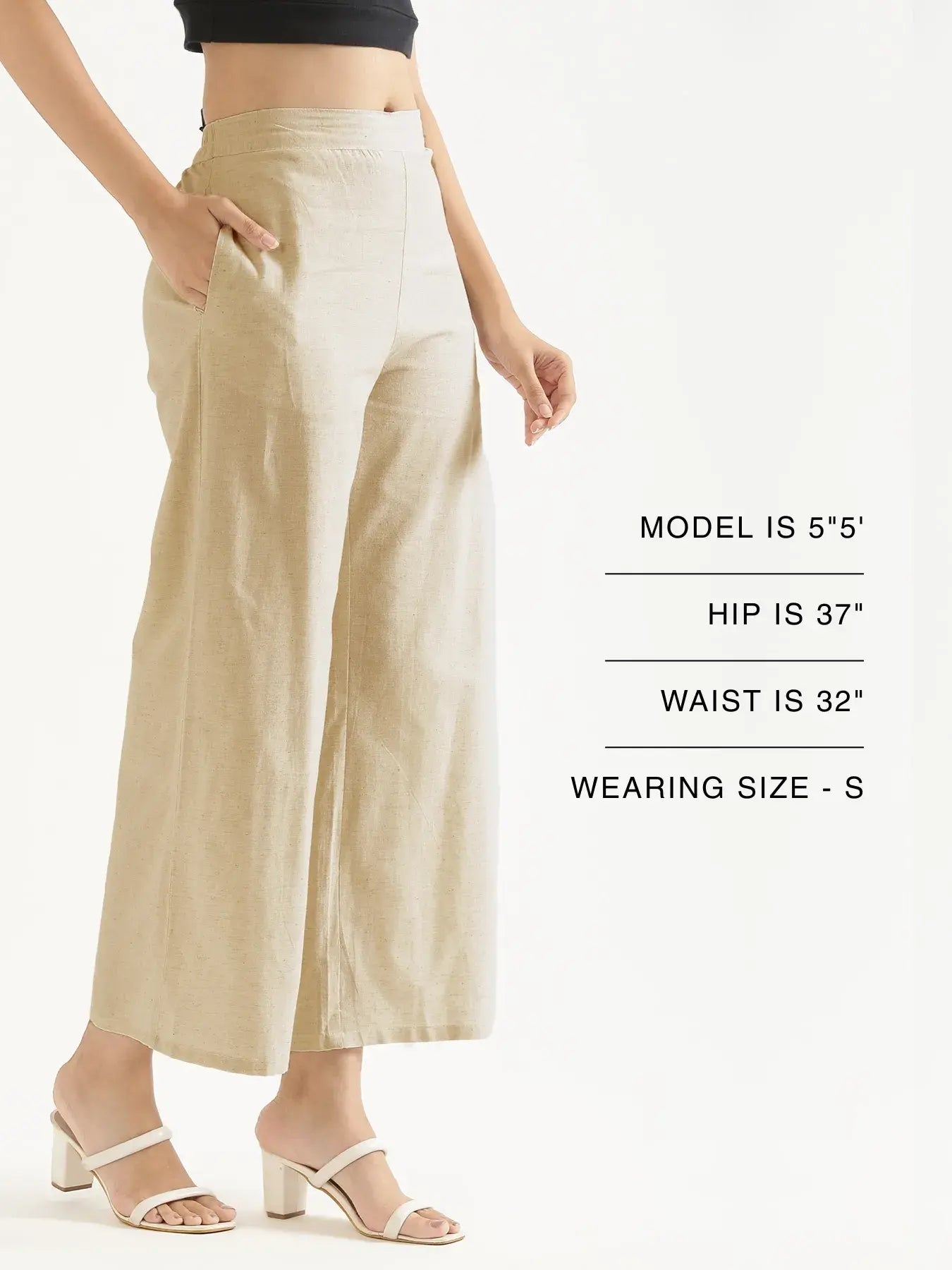 Women Fawn Airy Linen Wide Leg Pant