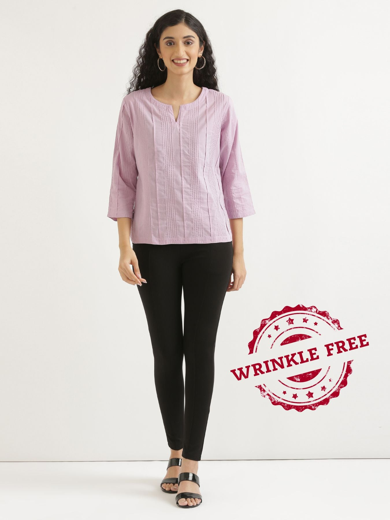 Women Black 4-Way Stretchable Pants