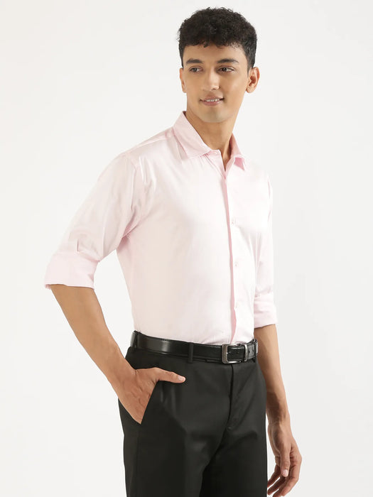 Men Light Pink Formal Shirt