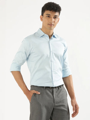 Men Light Blue Formal Shirt
