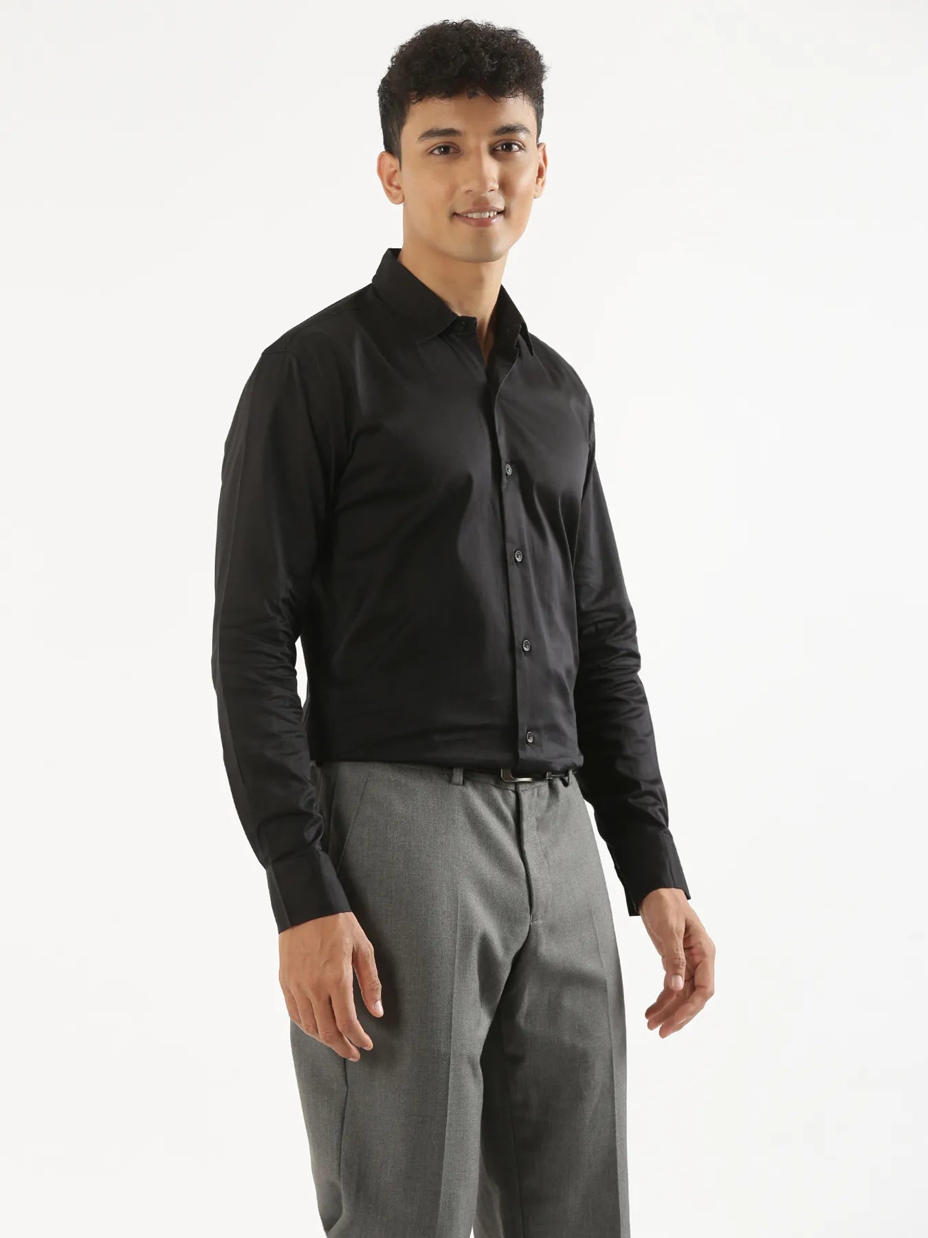 Men Black Formal Shirt