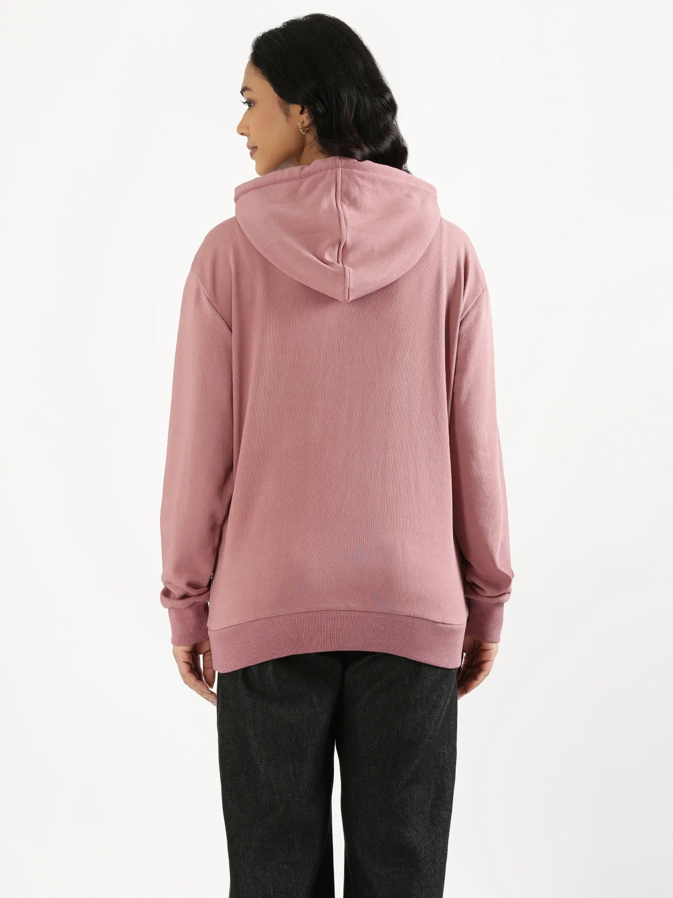 Unisex Rose Taupe Pullover Fleece Hoodie