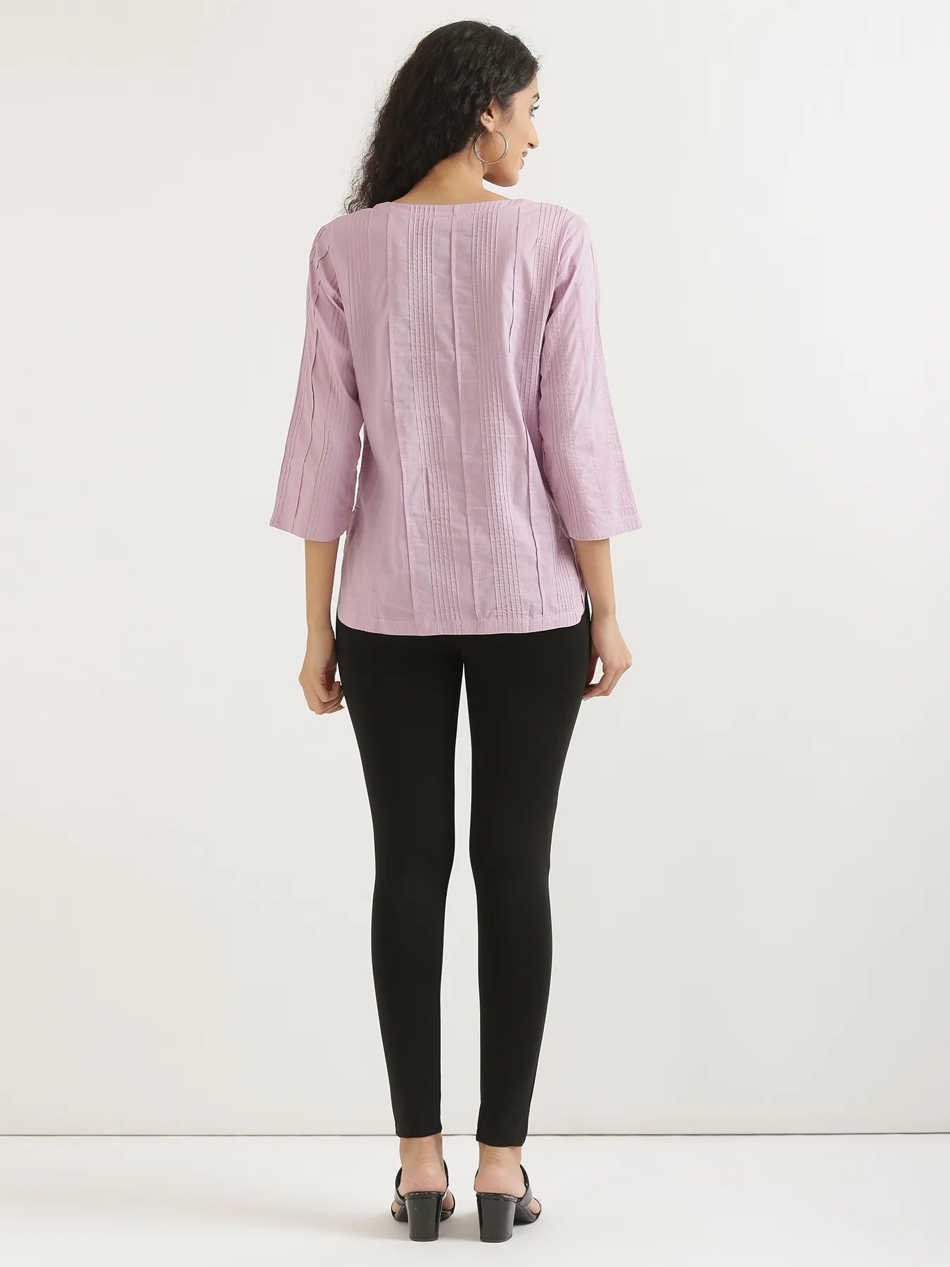 Women Black 4-Way Stretchable Pants